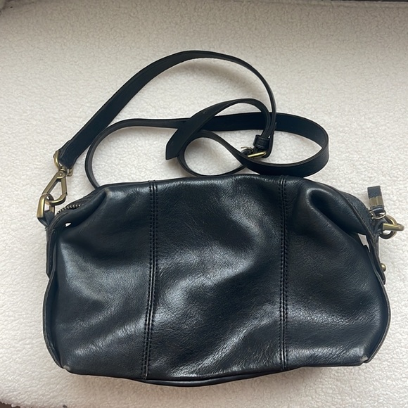 Madewell Bags Madewell Black Leather Crossbody Bag Poshmark